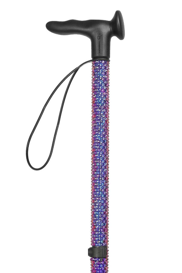Ultra Violet Diamanté Walking Stick