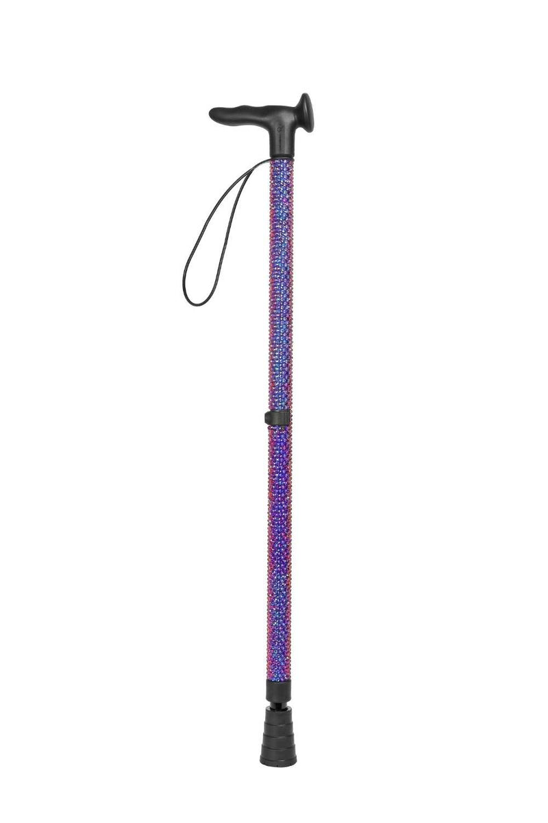 Ultra Violet Diamanté Walking Stick