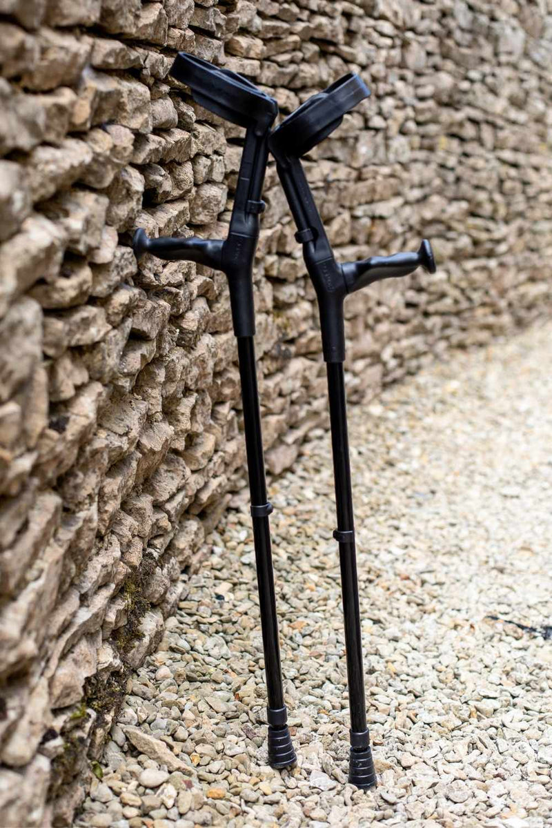 NEW Classic Black Crutches