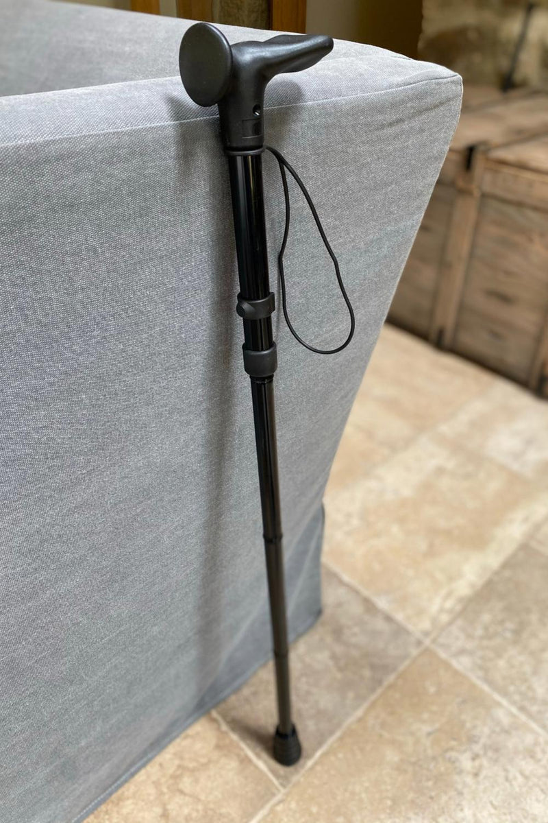 NEW Black Folding Walking Stick