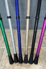 Black Glitter Walking Stick-Walking Stick-Cool Crutches