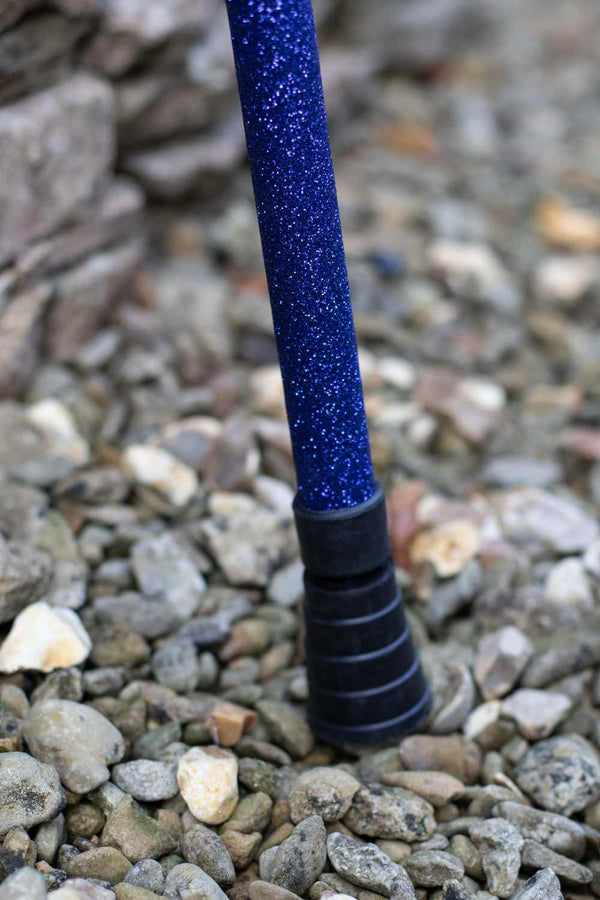 Blue Glitter Walking Stick-Walking Stick-Cool Crutches