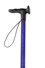 Blue Glitter Walking Stick-Walking Stick-Cool Crutches
