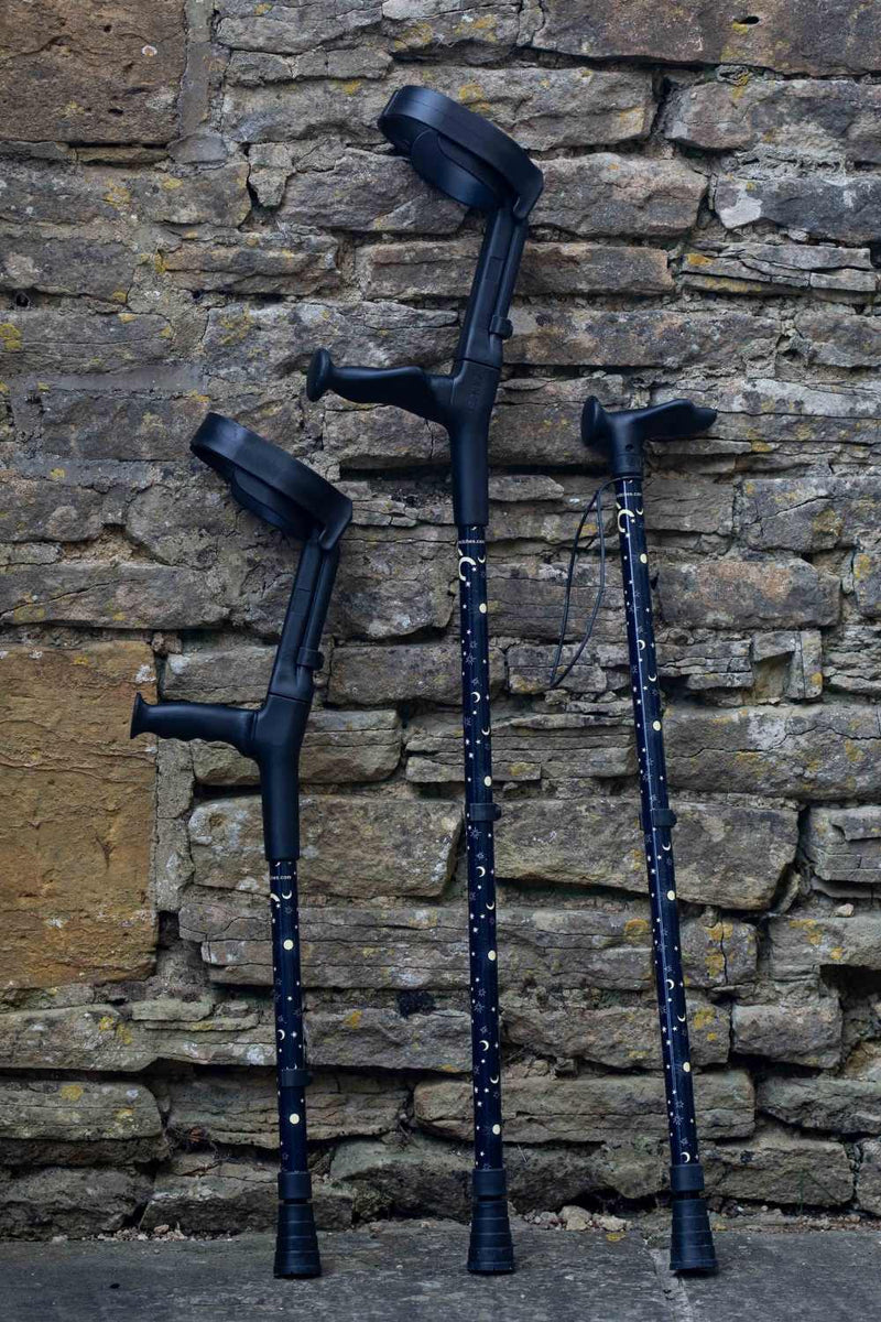 Children's Midnight Sky Crutches-Crutch-Cool Crutches