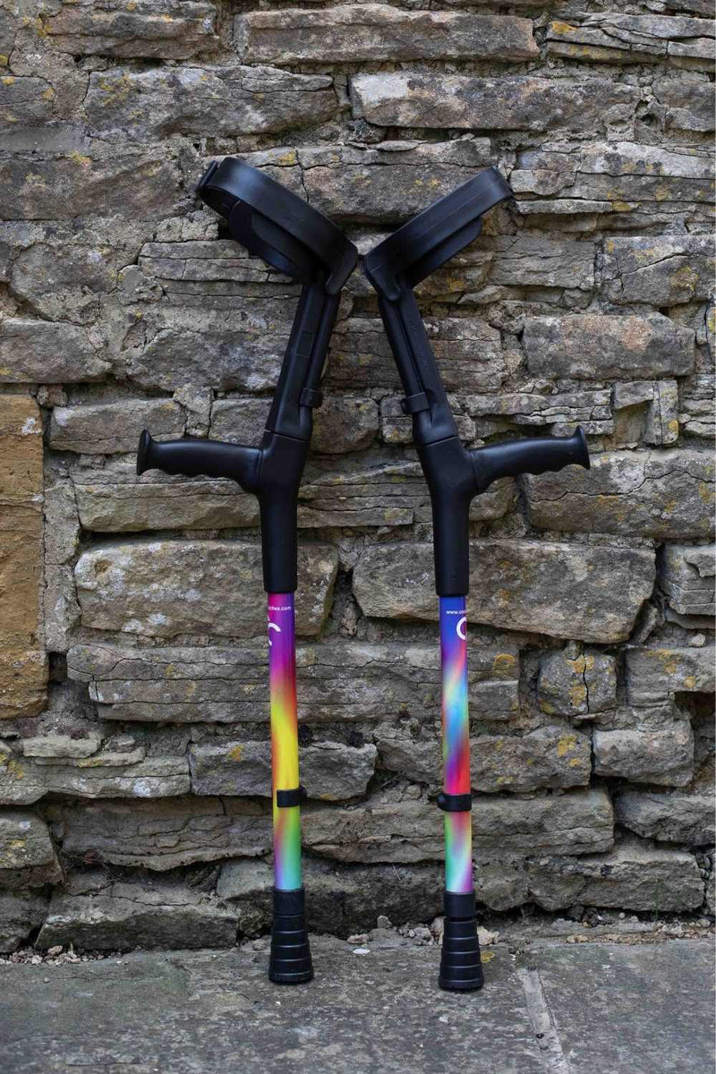 Children's Rainbow Crutches-Crutch-Cool Crutches