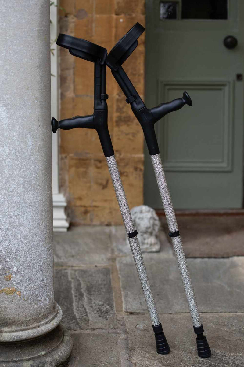 Classic Diamanté Crutches-Crutch-Cool Crutches