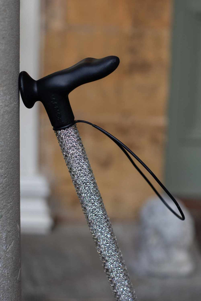 Classic Diamanté Walking Stick-Walking Stick-Cool Crutches