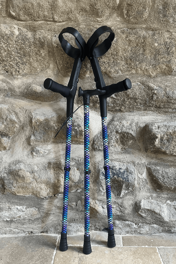 Funky Purple Crutches