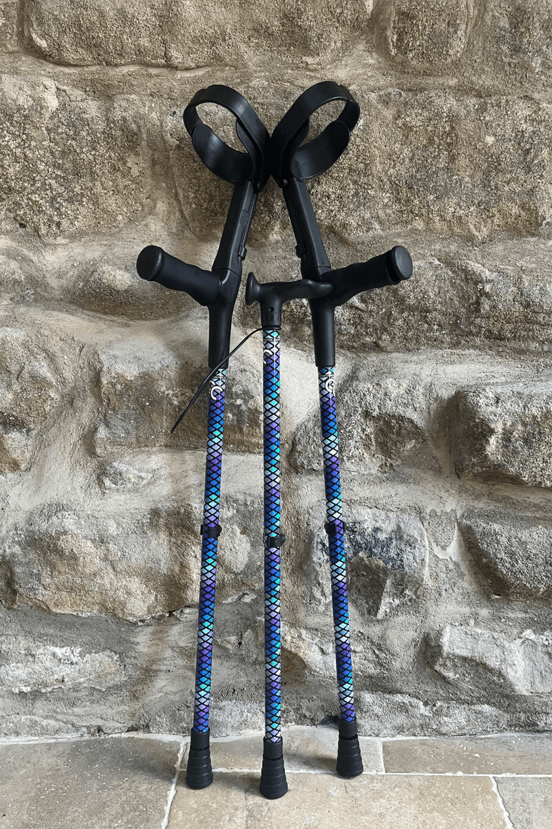Funky Purple Crutches