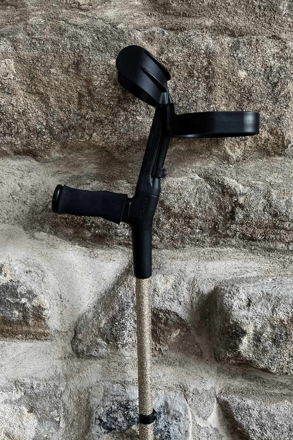 Gold Glitter Crutches