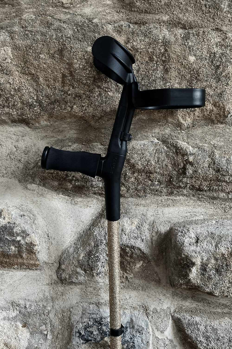 Gold Glitter Crutches