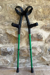 Green Glitter Crutches