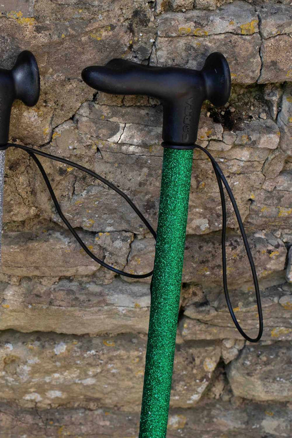 Green Glitter Walking Stick
