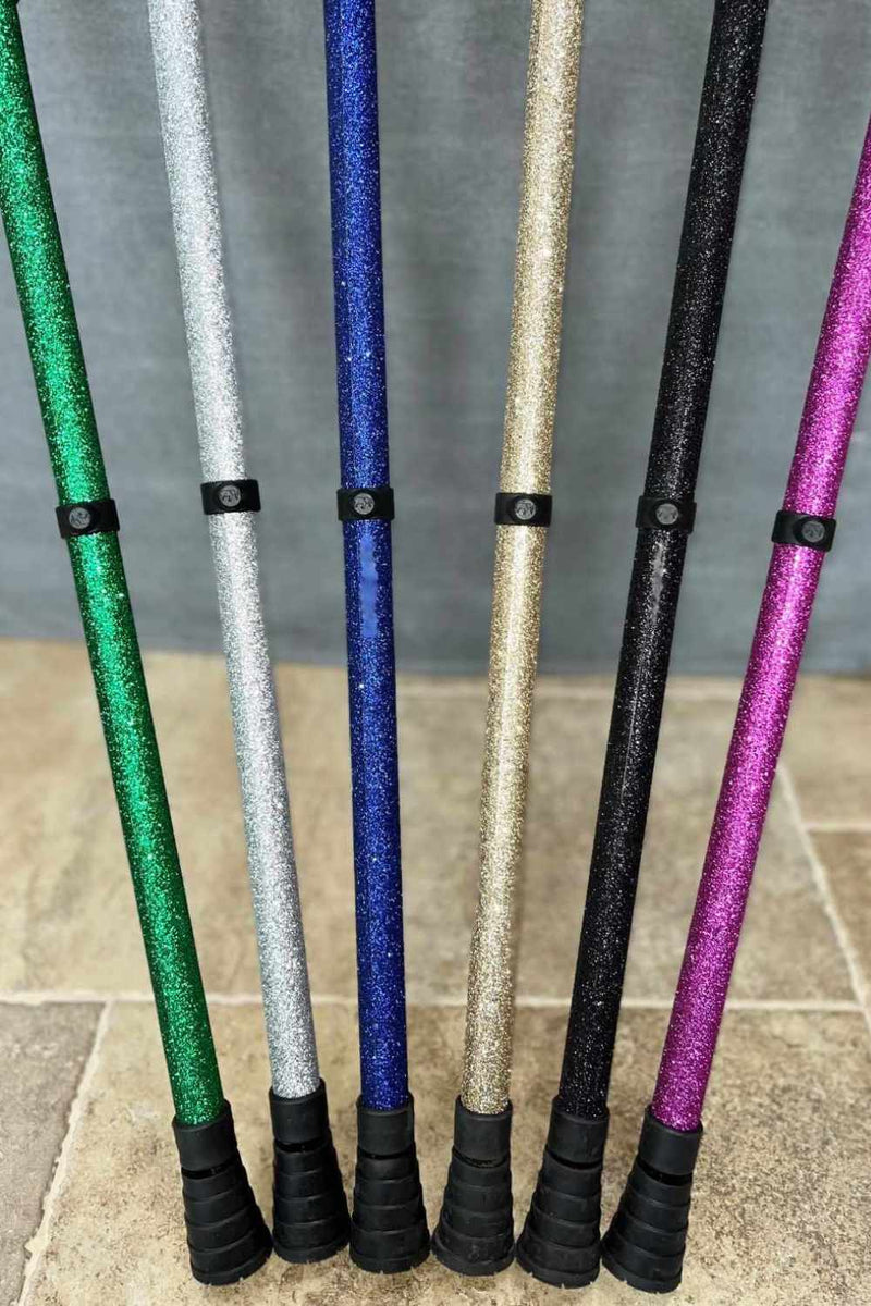 Green Glitter Walking Stick