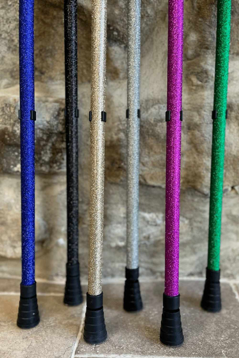Green Glitter Walking Stick