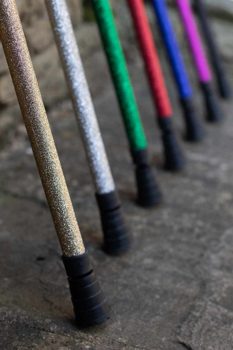 Green Glitter Walking Stick-Walking Stick-Cool Crutches