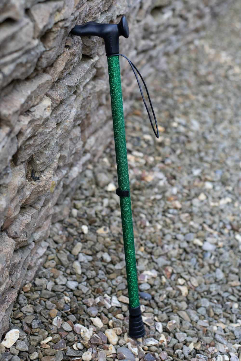 Green Glitter Walking Stick