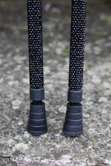 Jet Black Diamanté Crutches-Crutch-Cool Crutches