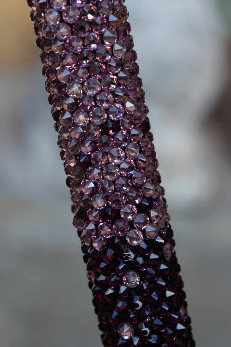 Mauve Ombré Diamanté Walking Stick-Walking Stick-Cool Crutches