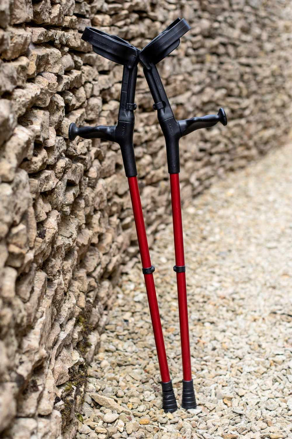 Metallic Red Crutches-Crutch-Cool Crutches