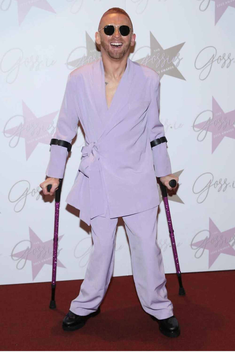 Pink Glitter Crutches-Crutch-Cool Crutches