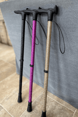 Pink Glitter Walking Stick