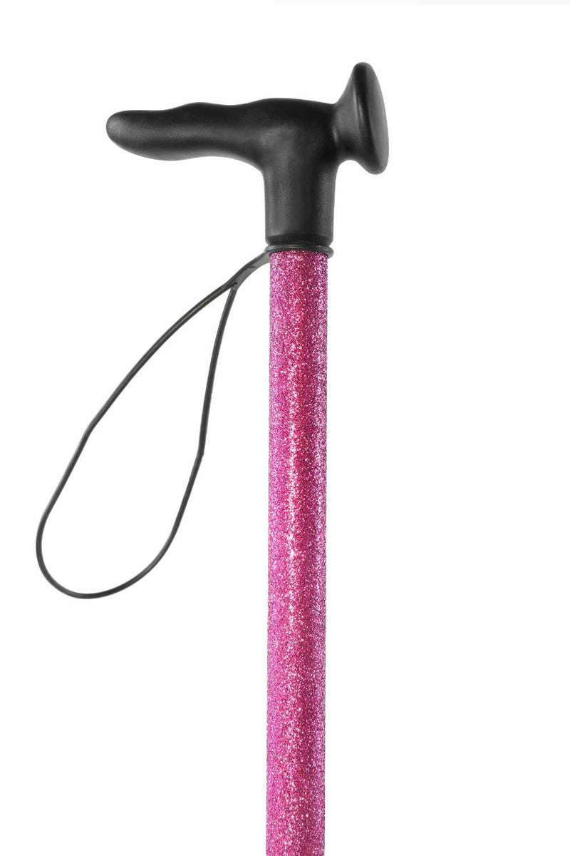 Pink Glitter Walking Stick-Walking Stick-Cool Crutches