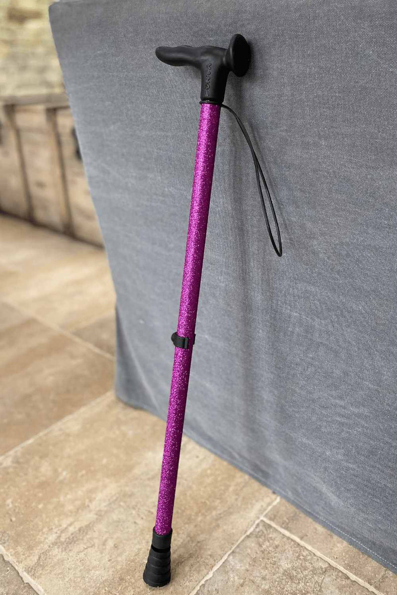 Pink Glitter Walking Stick-Walking Stick-Cool Crutches