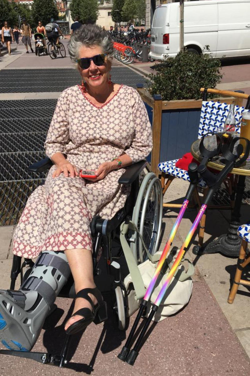 Rainbow Crutches