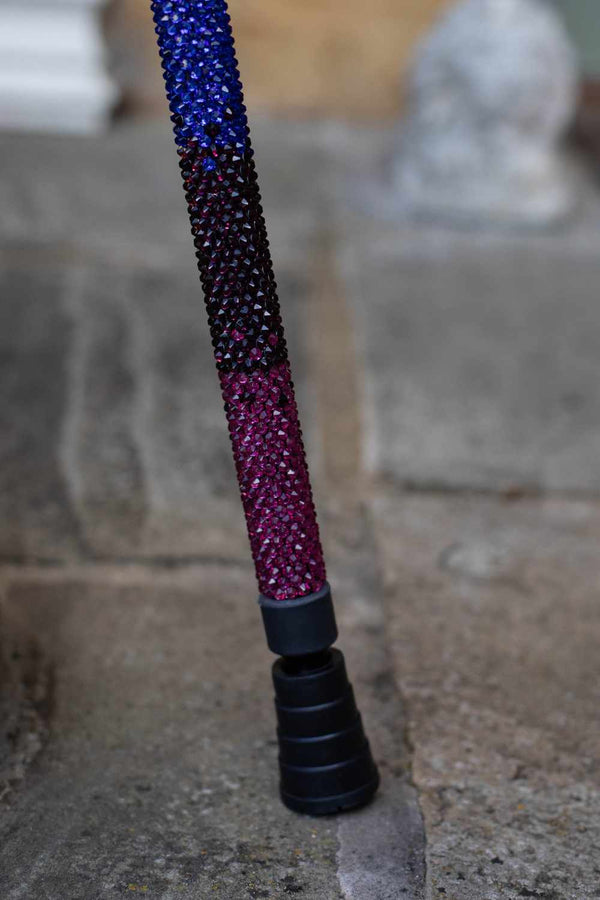 Rainbow Diamanté Walking Stick-Walking Stick-Cool Crutches