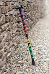 Rainbow Zebra Walking Stick-Walking Stick-Cool Crutches