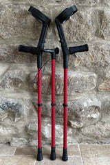 Red Glitter Crutches