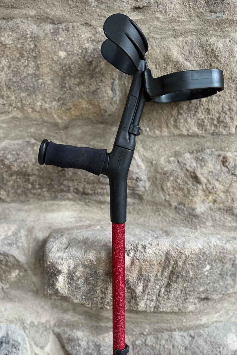 Red Glitter Crutches