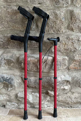 Red Glitter Crutches