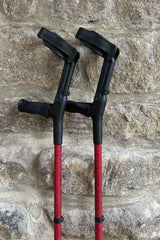 Red Glitter Crutches