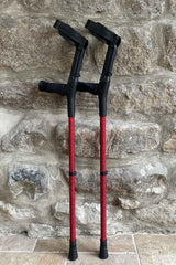 Red Glitter Crutches