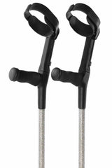 Silver Glitter Crutches-Crutch-Cool Crutches