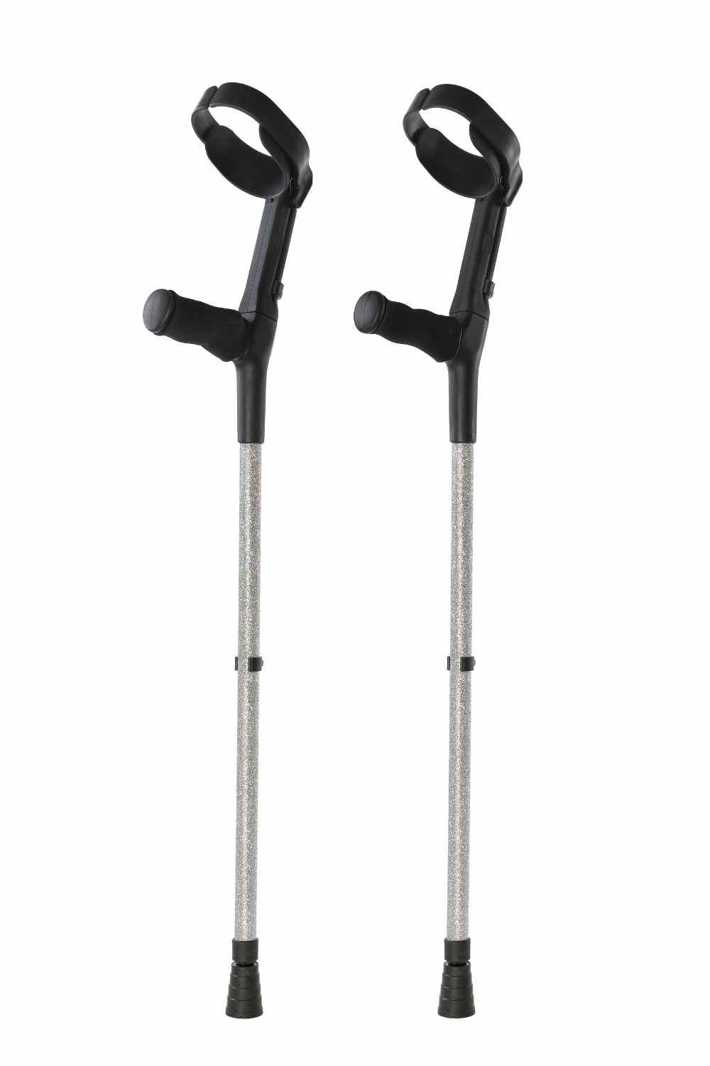 Silver Glitter Crutches Comfortable Crutches Cool Crutches