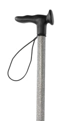 Silver Glitter Walking Stick