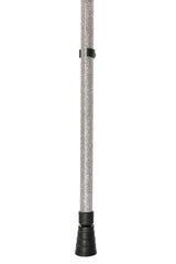 Silver Glitter Walking Stick-Walking Stick-Cool Crutches