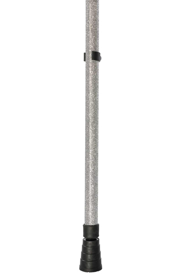 Silver Glitter Walking Stick