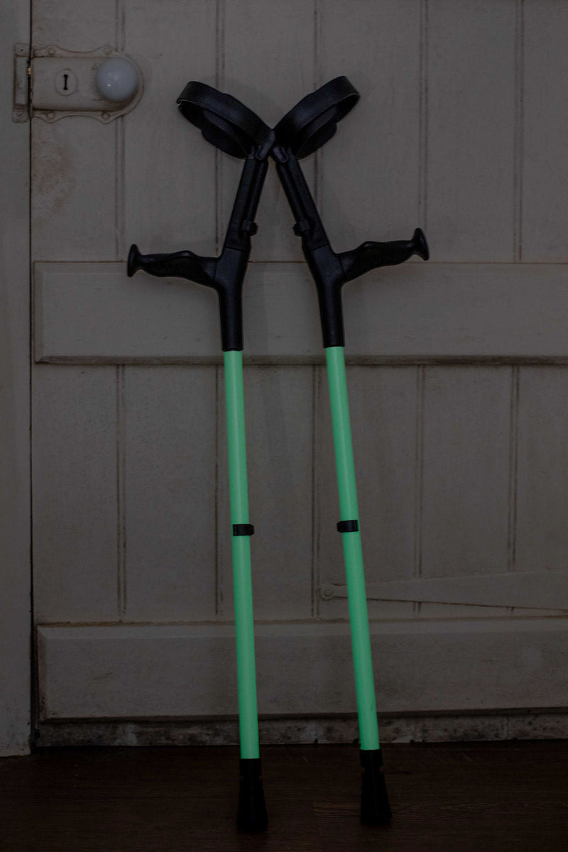 Glow-In-The-Dark Crutches